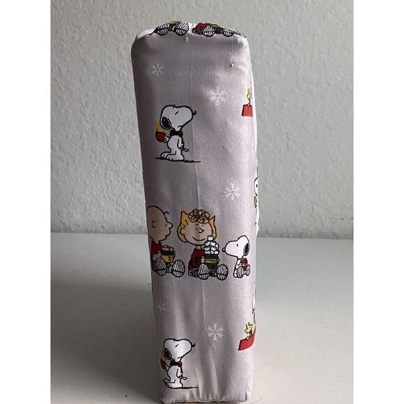 Peanuts Snoopy Woodstock QUEEN SIZE Sheet Set Sally Charlie Brown Christmas NEW - Picture 12 of 15